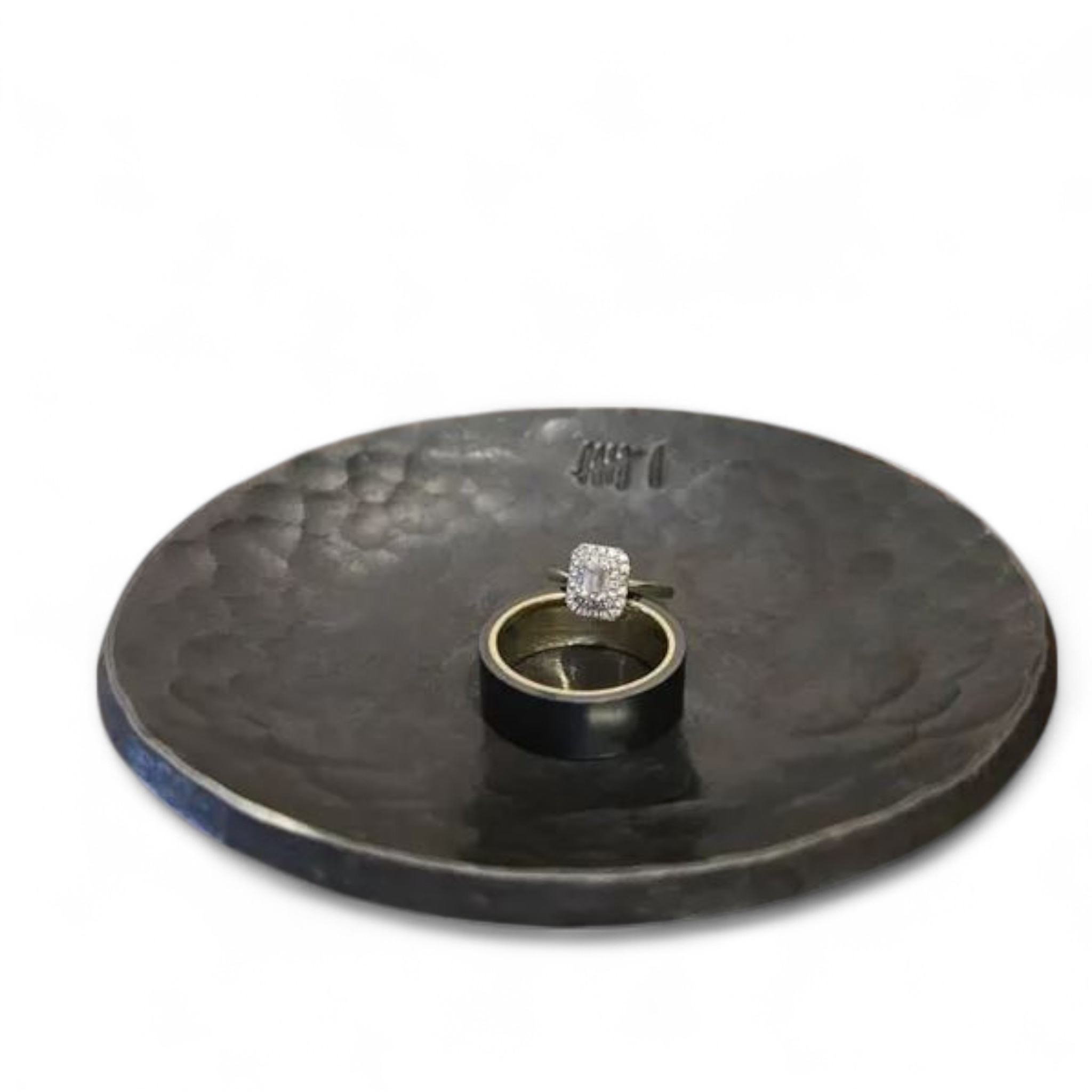 Personalized Hand Forged Iron Bowl
